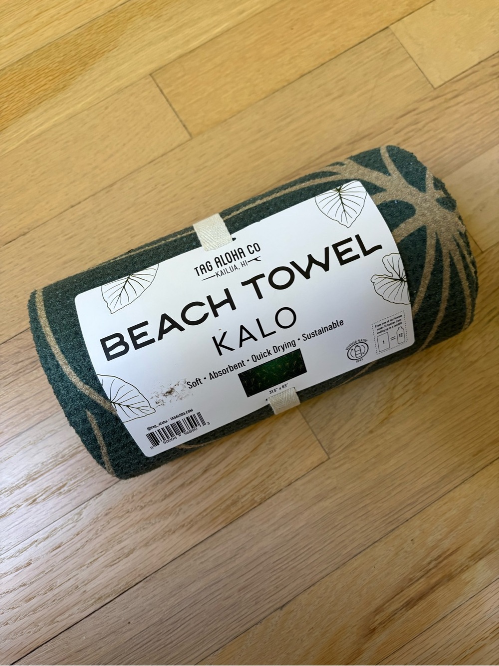NWT Tag Aloha Beach Towel Kalo